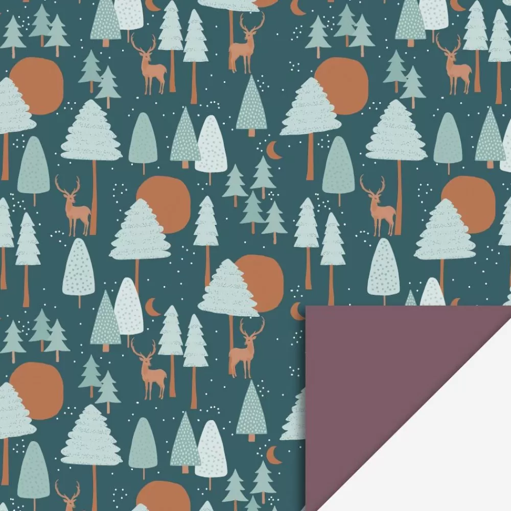 Best Sale Gift Paper: 1 Forest Roll Gift Wrap