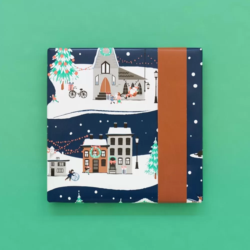 Best Sale Gift Wrap: 1 Christmas Village Gift Roll Gift Wrap