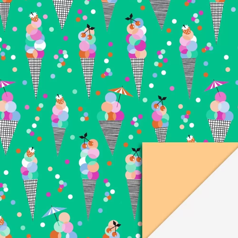 Hot Gift Wrap: 1 Ice Cream Roll Gift Wrap