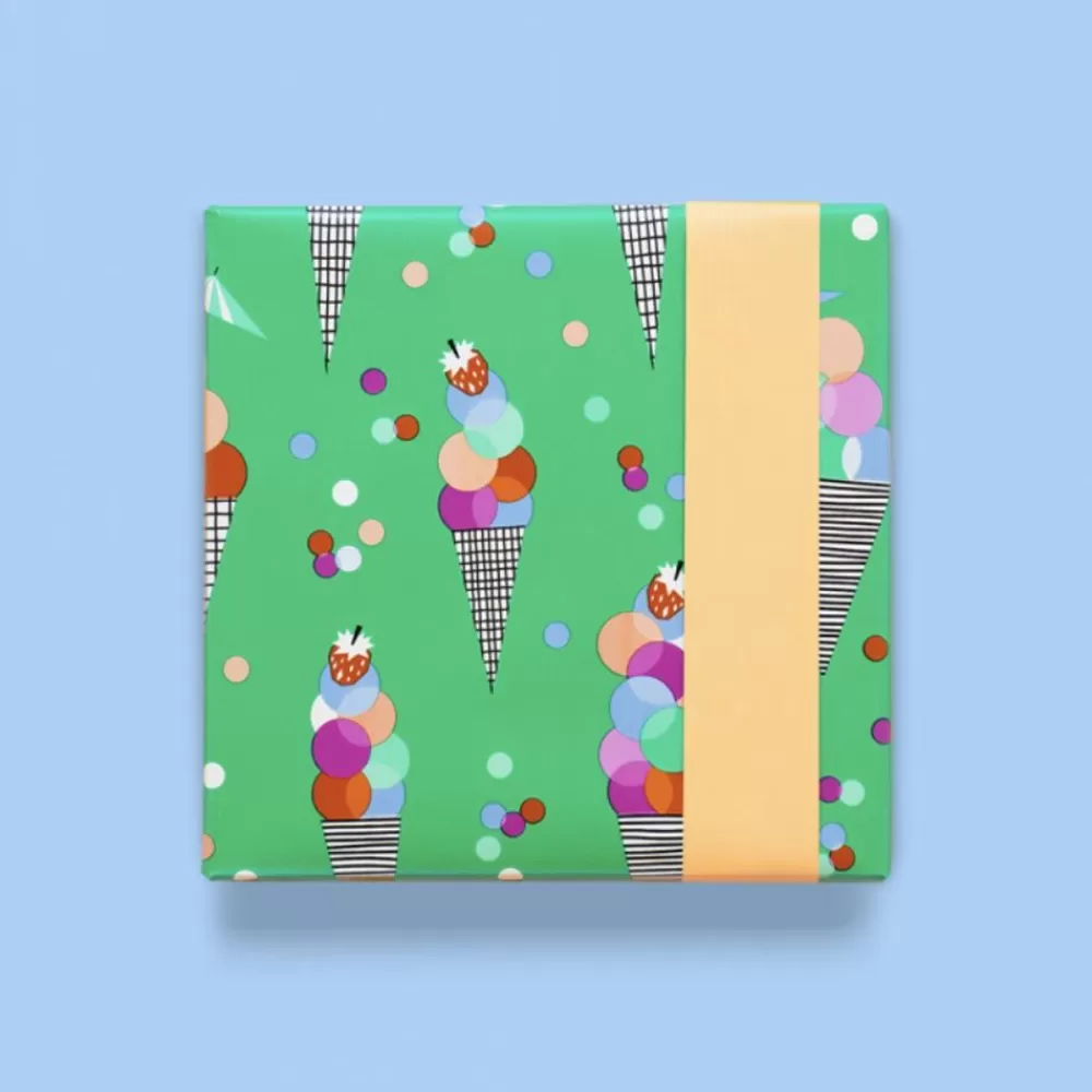 Hot Gift Wrap: 1 Ice Cream Roll Gift Wrap