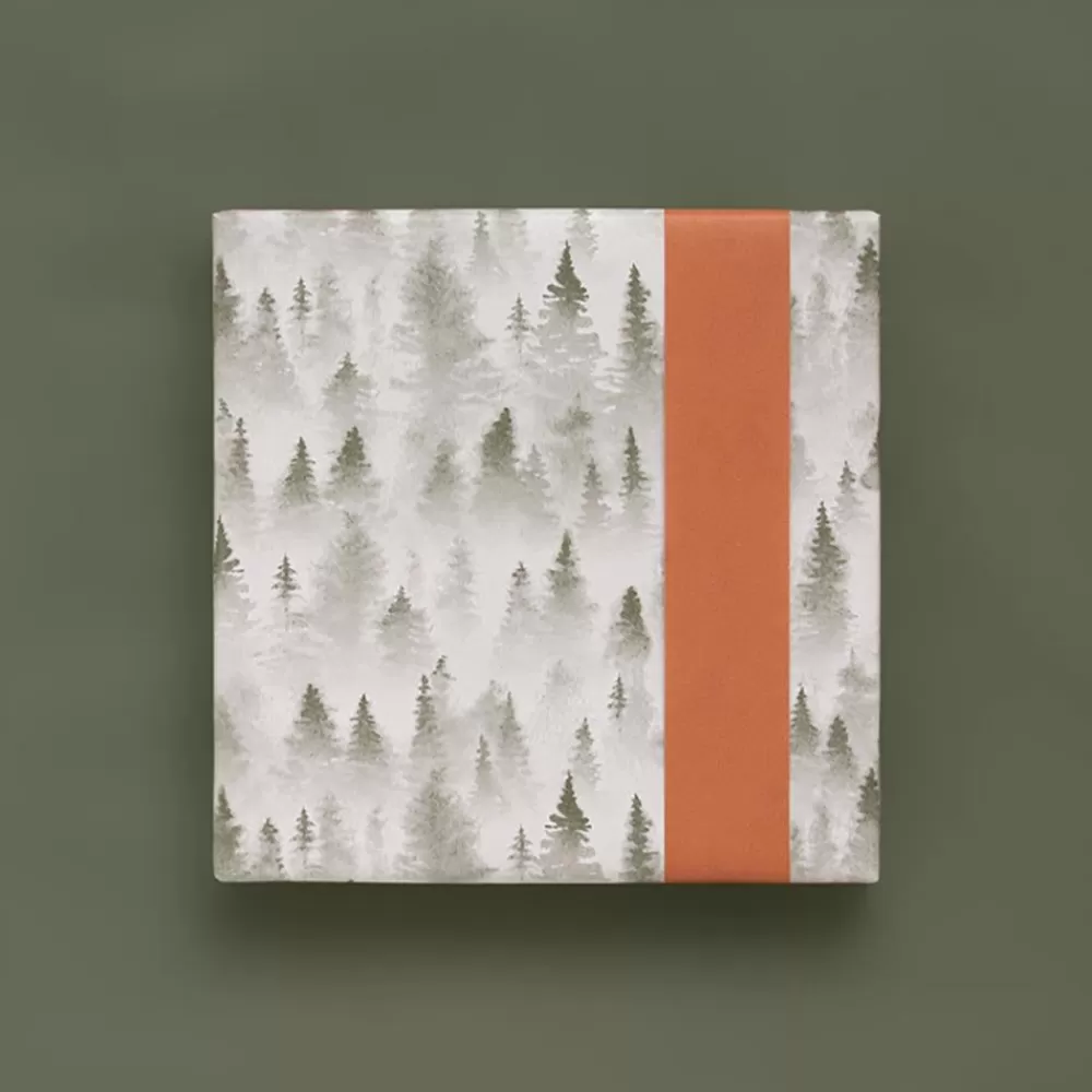 Discount Gift Wrap: 1 Roll Christmas Tree Gift Wrap