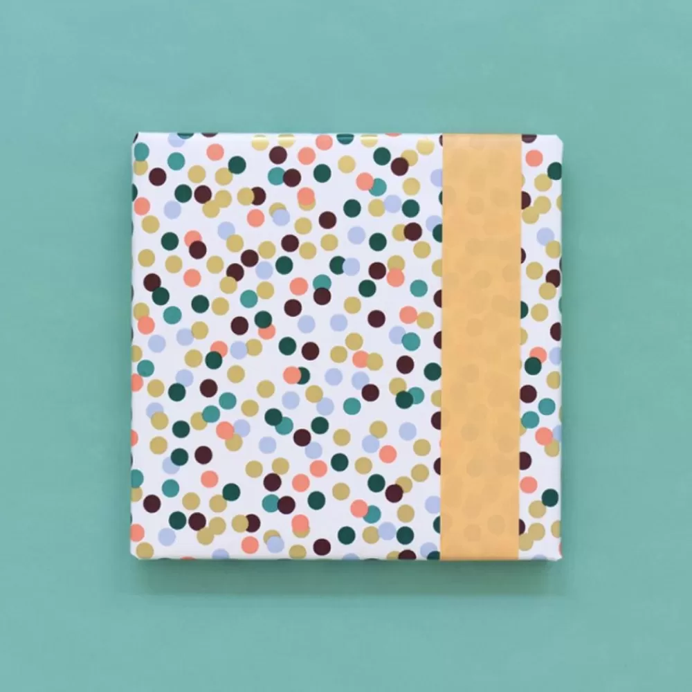 Hot Gift Wrap: 1 Roll Of Confetti Gift Wrap