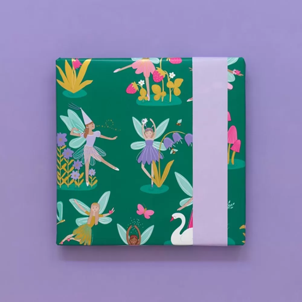 Discount Gift Wrap: 1 Roll Of Fairies Gift Wrap