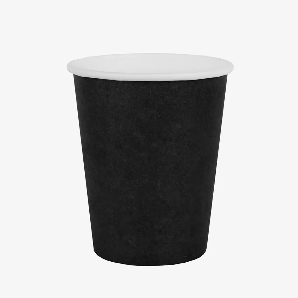 Cheap Gobelet Carton : 10 Gobelets Noirs Cups