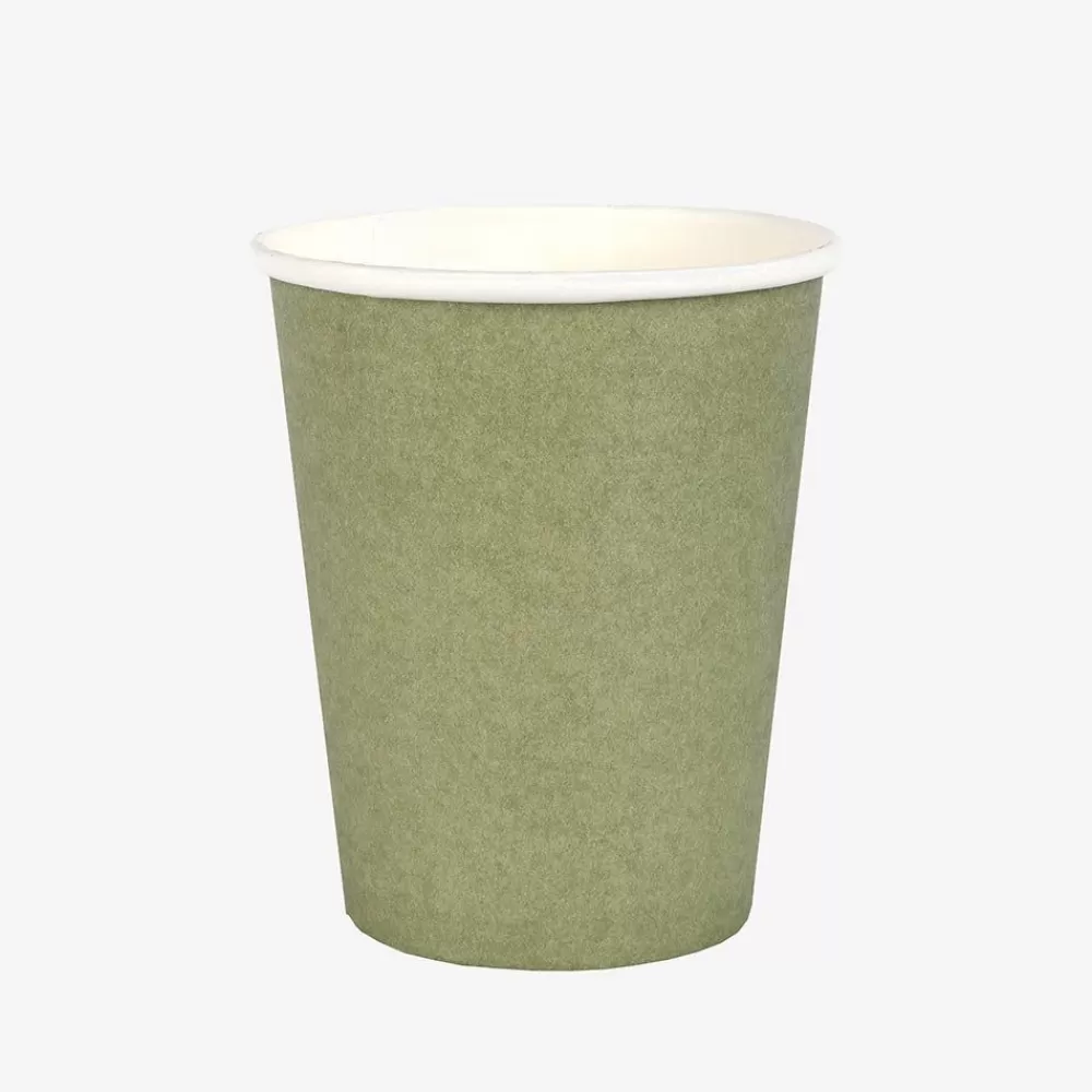 Shop Gobelet Carton : 10 Gobelets Sauge Cups