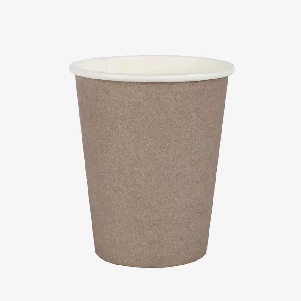 Shop Gobelet Carton : 10 Gobelets Taupe Cups