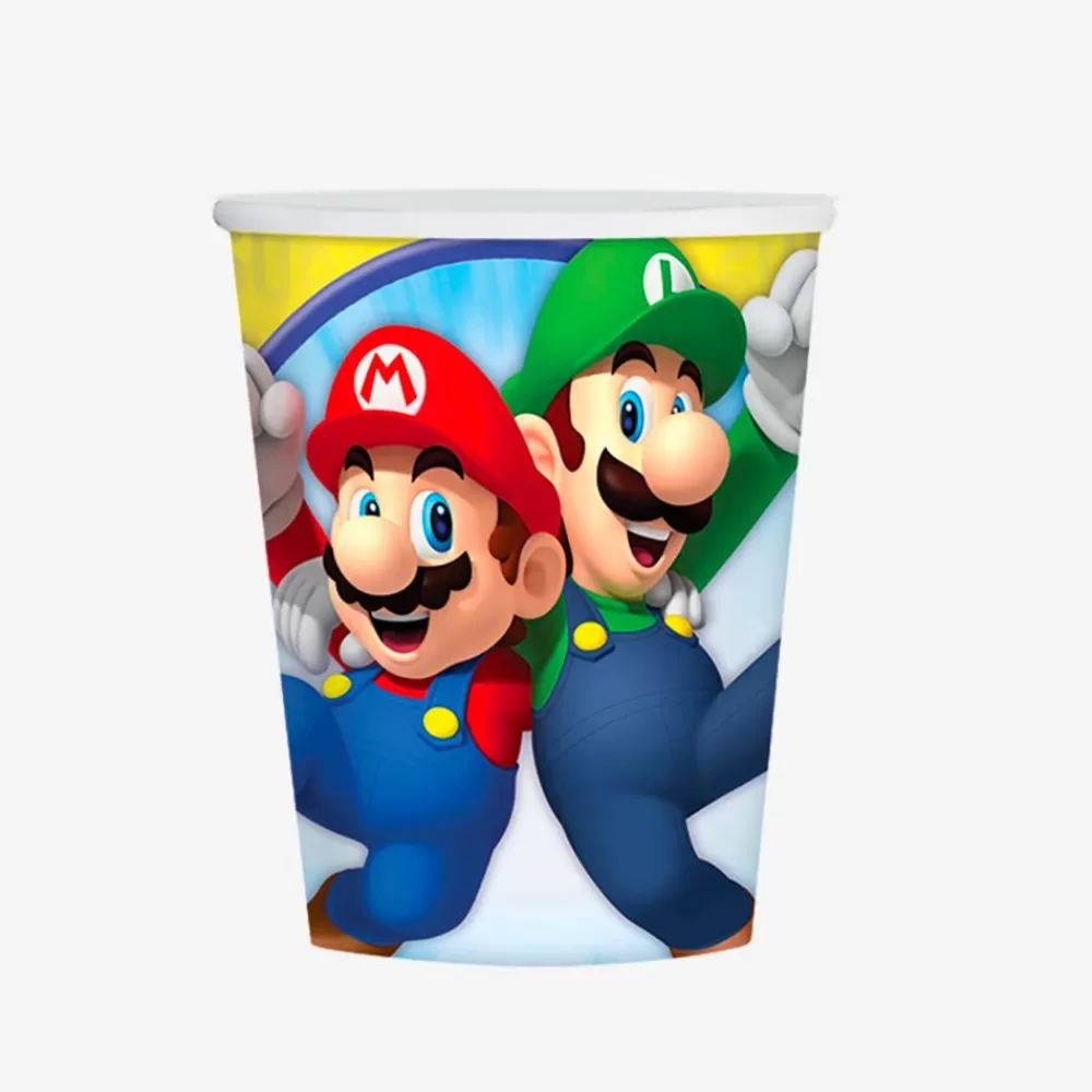 Store Gobelet En Carton : 8 Gobelets Super Mario Cups