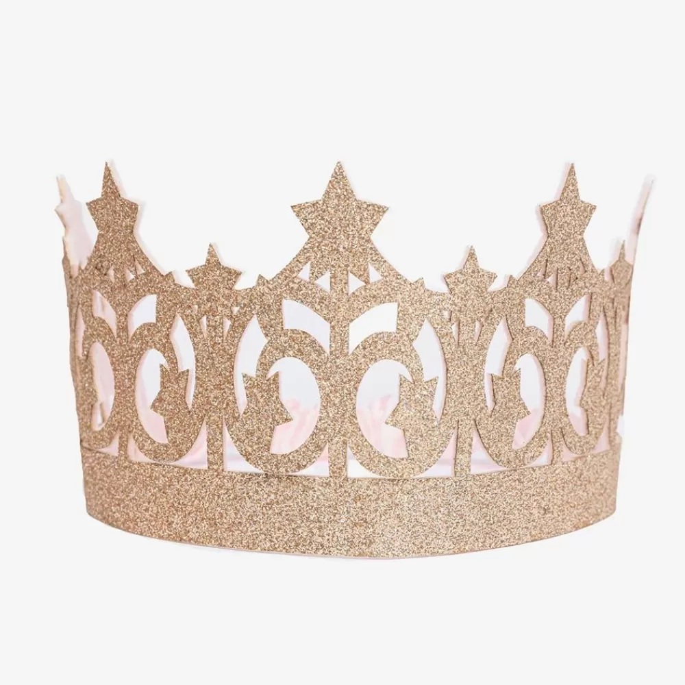 Hot Gold Glitter Crown Beans And Crowns