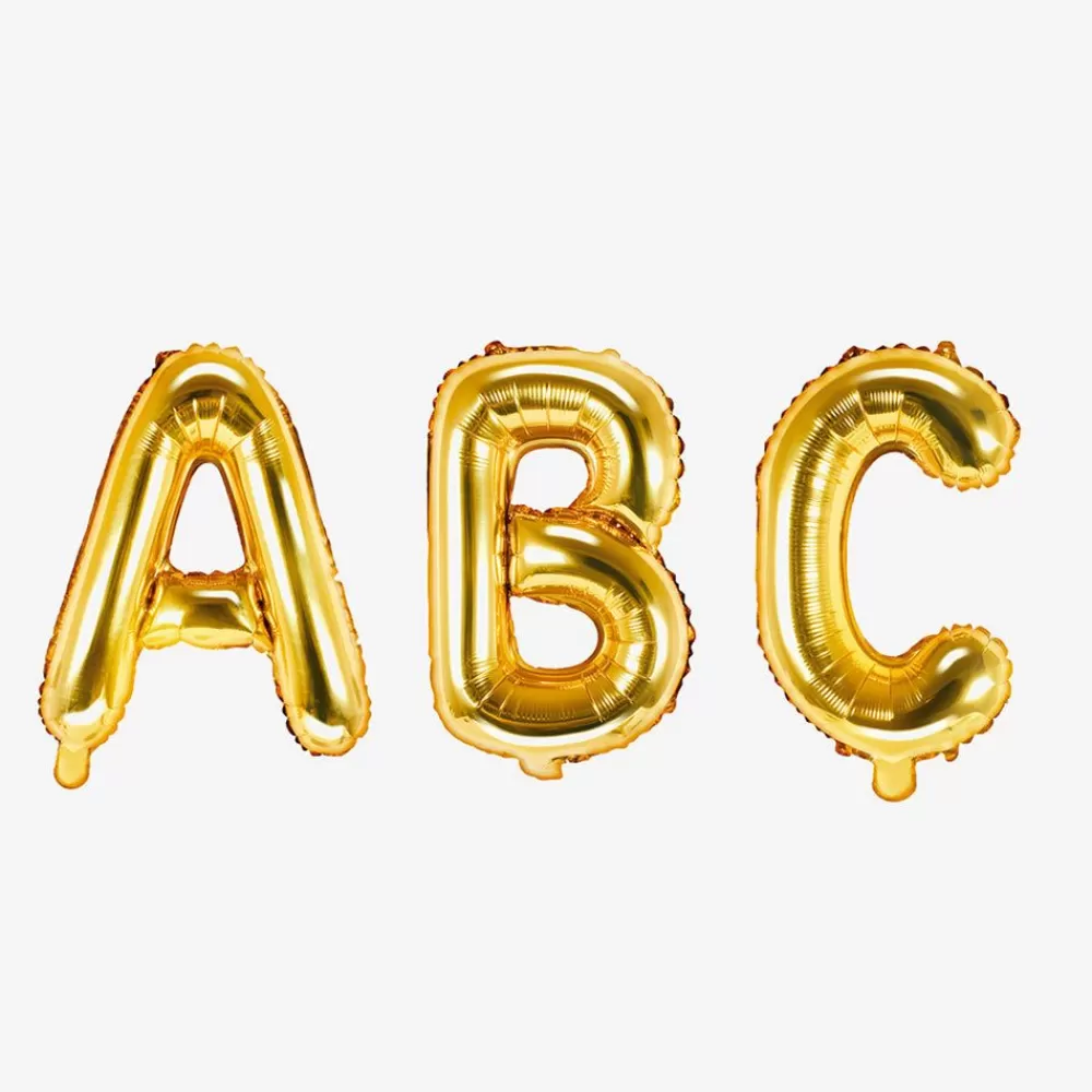 Sale Gold Letter Balloon (Small Size) Letter Balloons