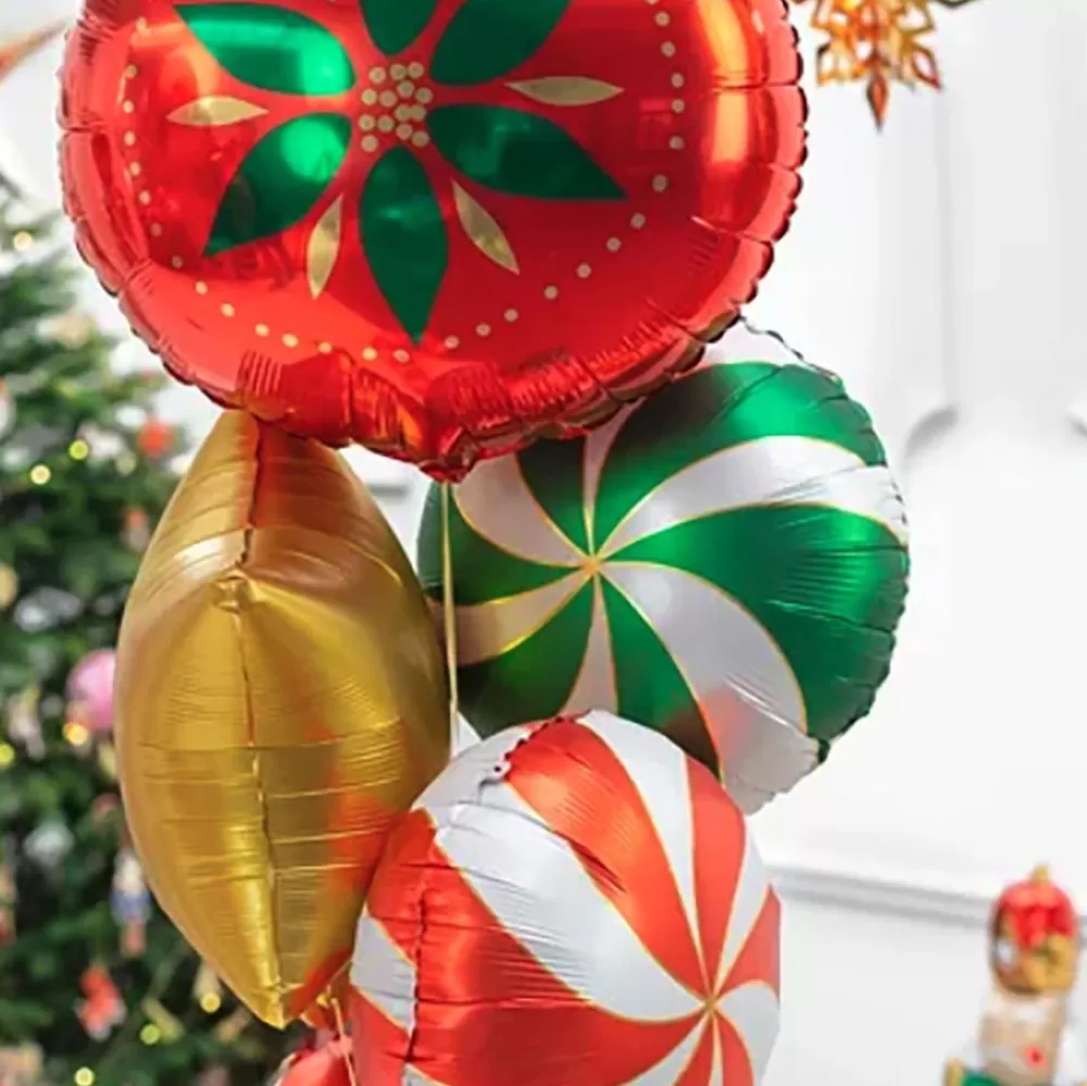 Online Green Candy Balloon Shaped Helium Balloons