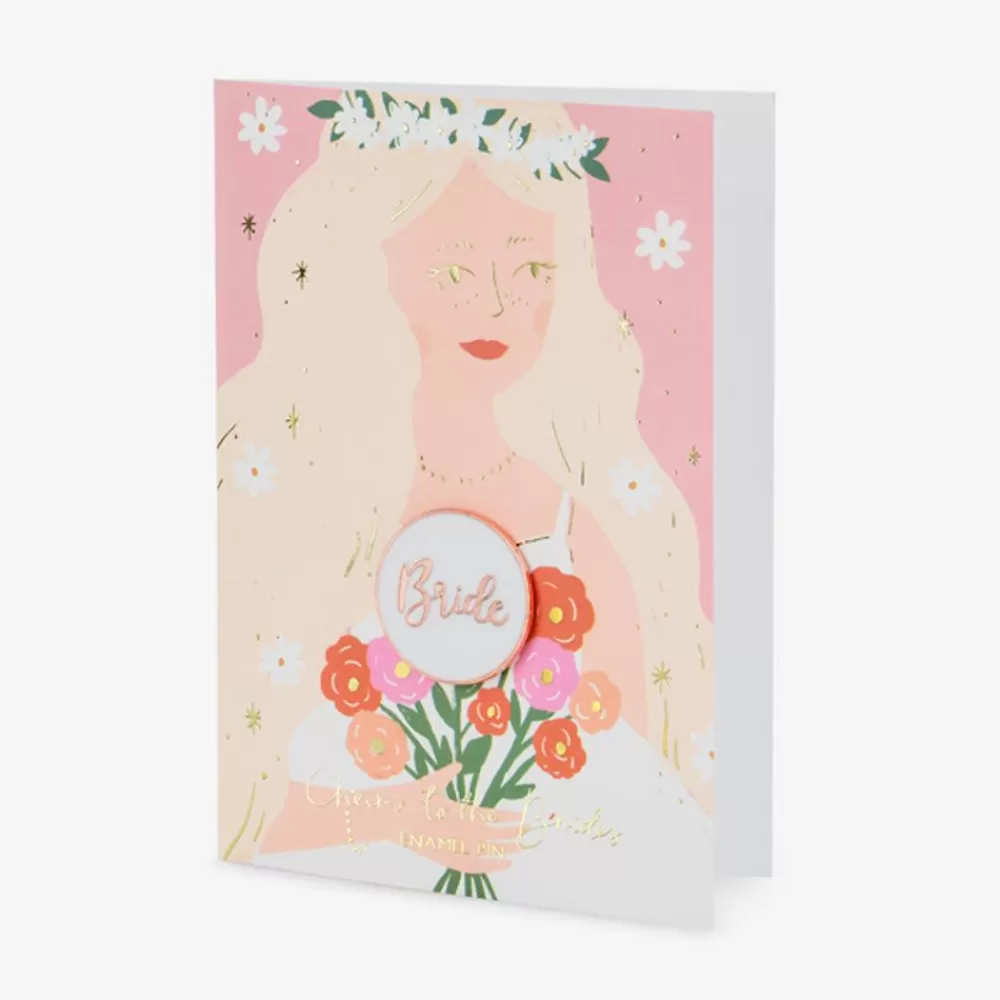 Store Greeting Card Pin'S Evjf Bride Greeting Cards