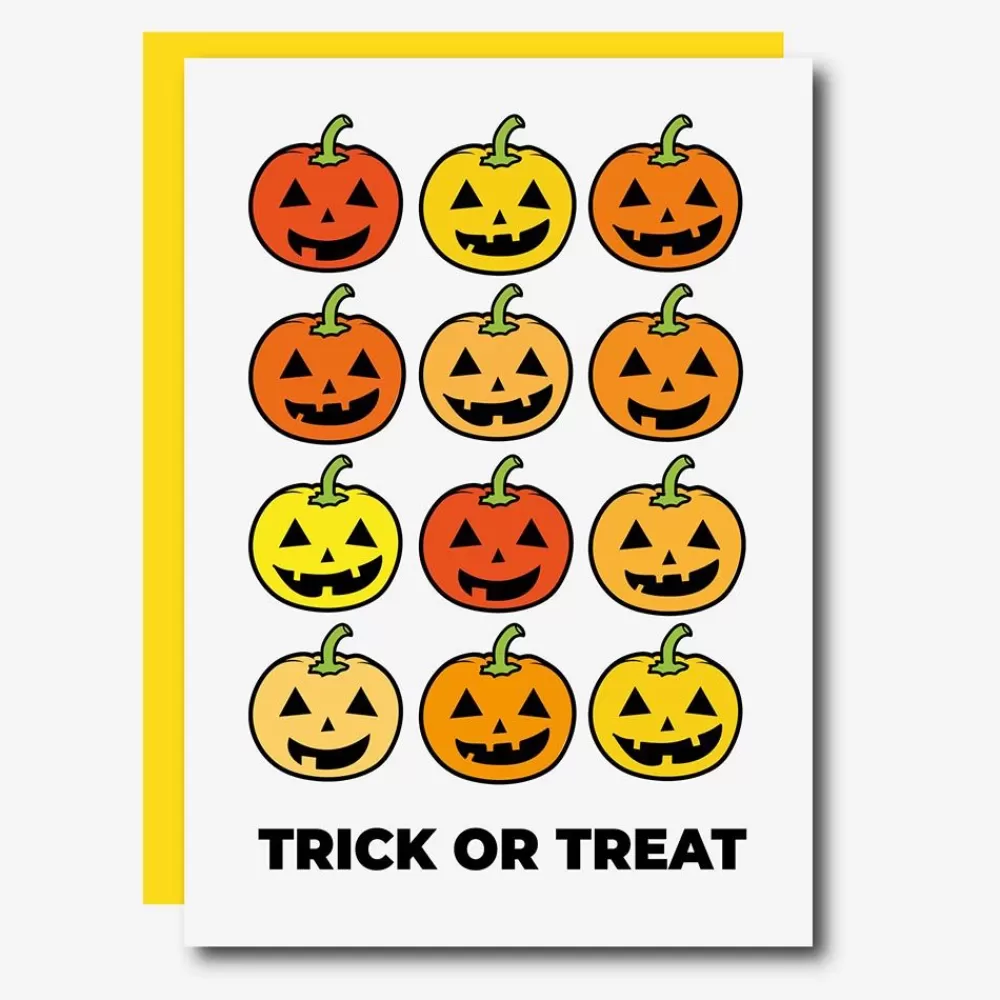 Cheap Halloween Trick Or Treat Card Greeting Cards