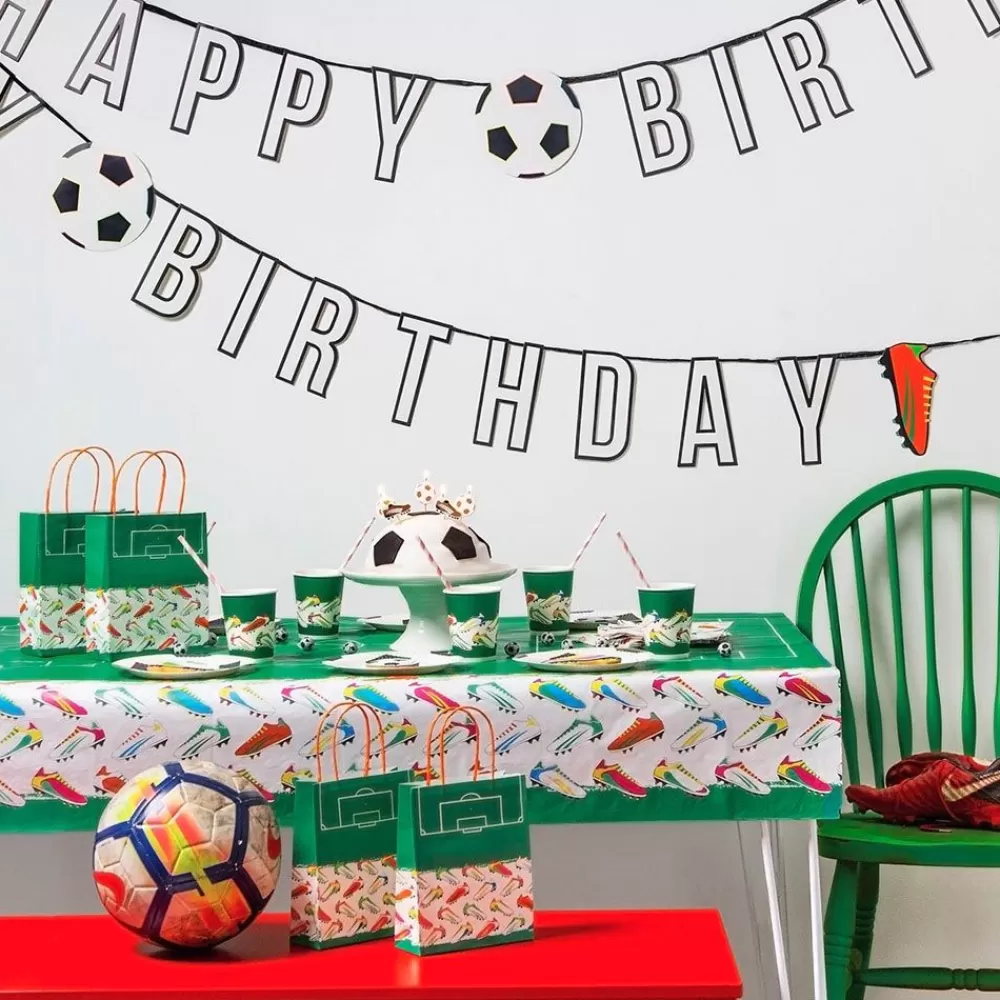 Cheap Happy Birthday Football Garland Garlands