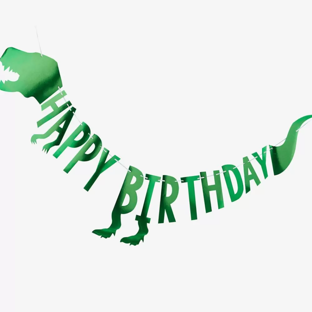 Cheap Happy Birthday Garland - Dinosaur Garlands