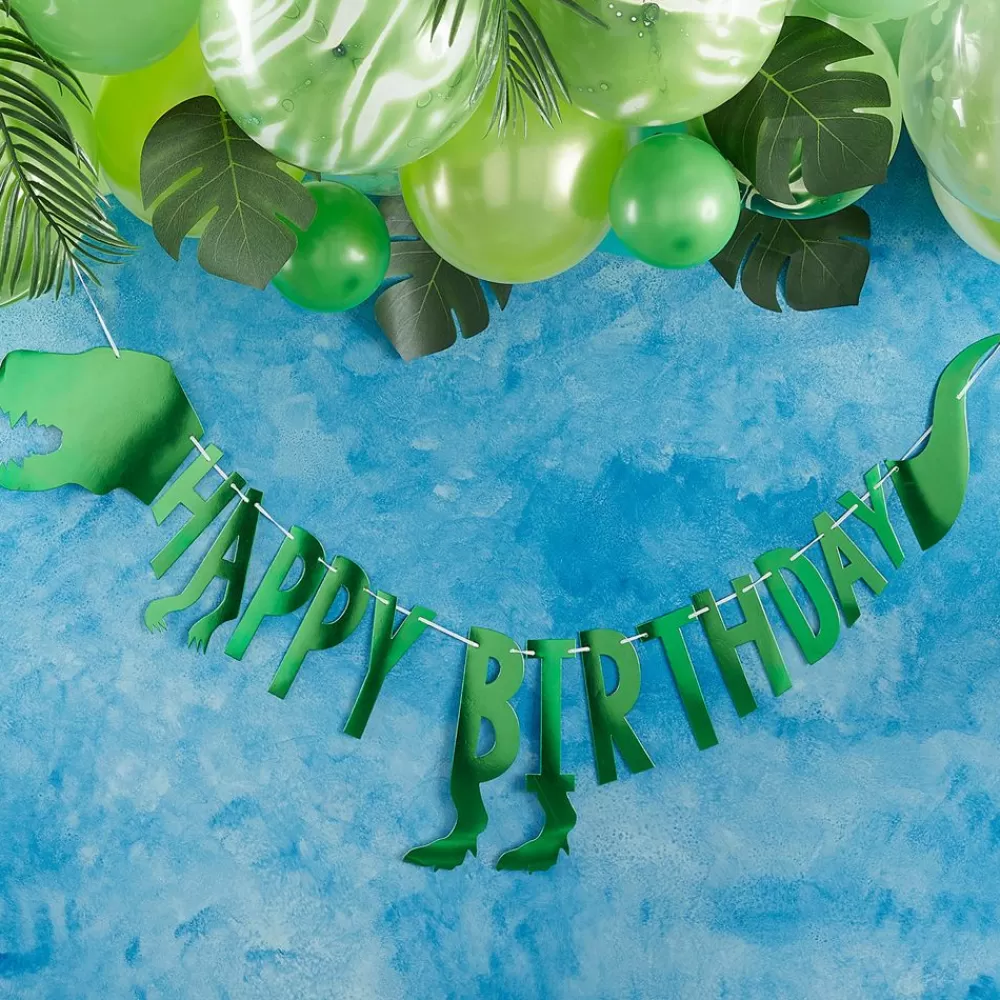 Cheap Happy Birthday Garland - Dinosaur Garlands