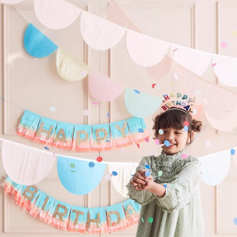 Best Happy Birthday Rainbow Fringe Garland Garlands