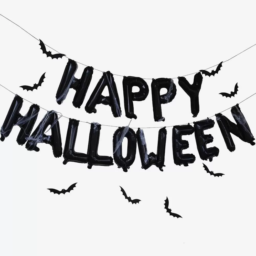 Discount Happy Halloween Balloon Garland Letter Balloons