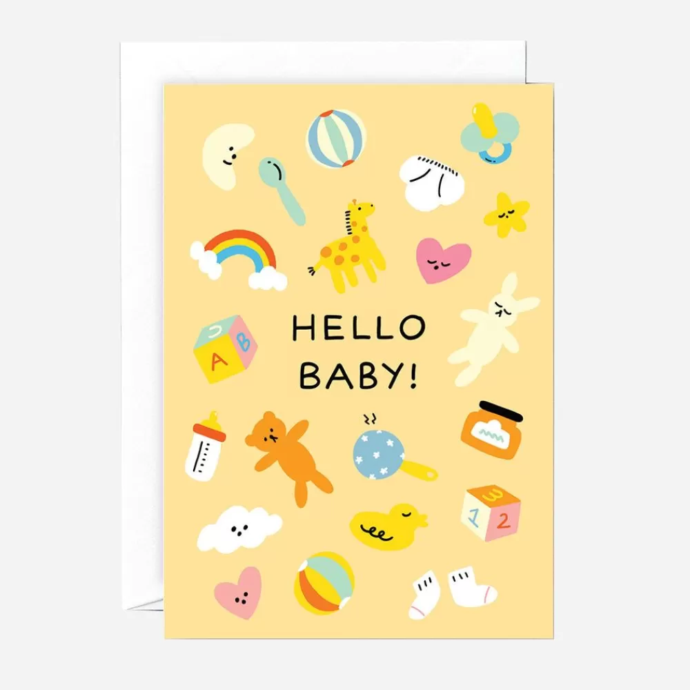 Cheap Hello Baby Greeting Card Greeting Cards