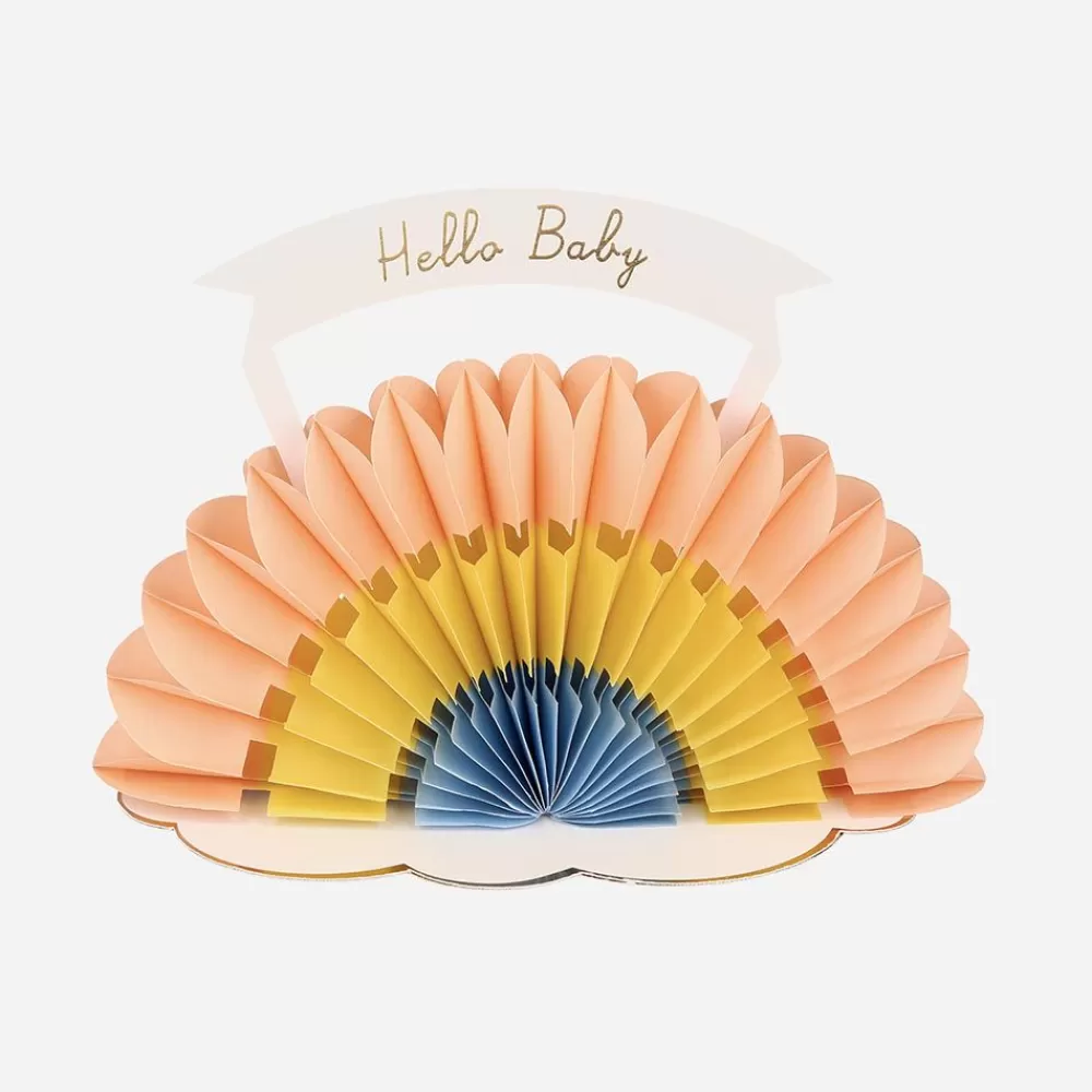 Fashion Hello Baby Rainbow Pop Up Card Dishes & Centerpieces