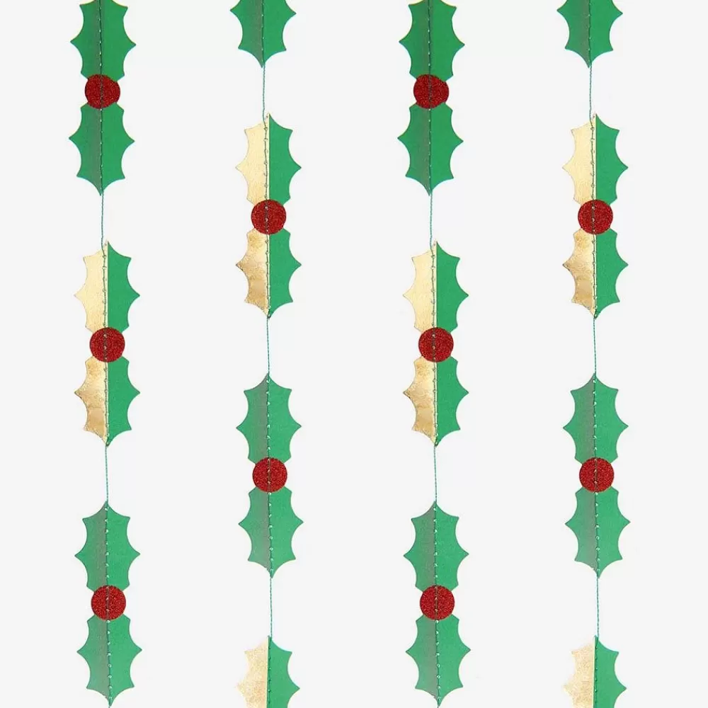 Online Holly Christmas Wreath Garlands