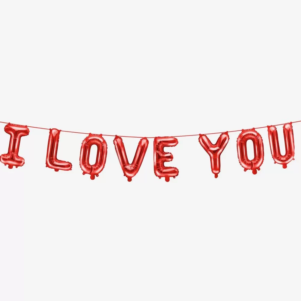 Shop I Love You Balloon Letter Balloons