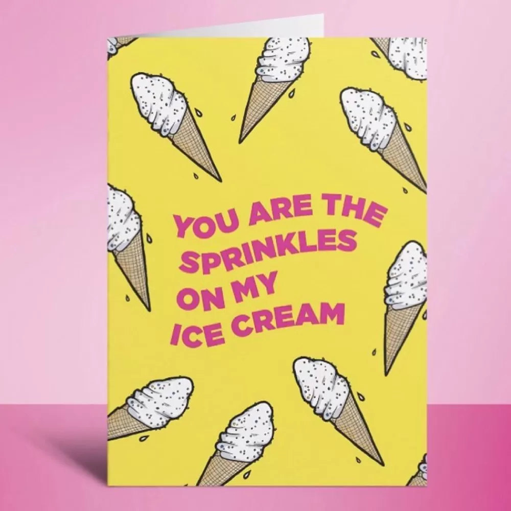 Store Ice Cream Greeting Card Greeting Cards