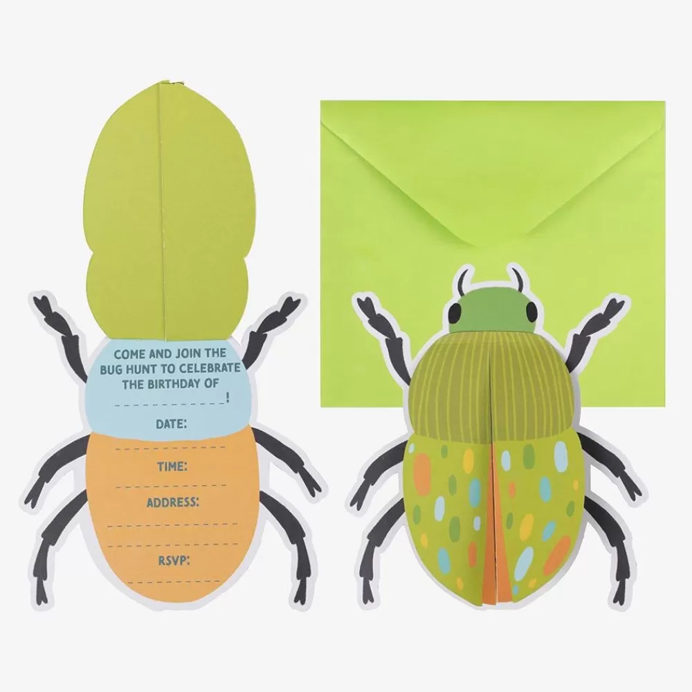 Best Sale Invitation Anniversaire : 5 Invitations Insectes Invitations