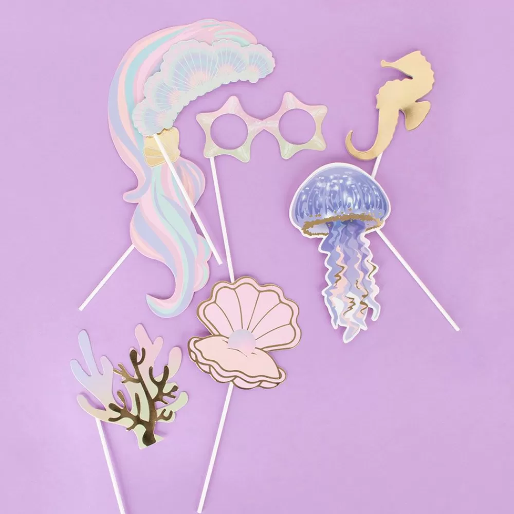 Store Iridescent Mermaid Photobooth Kit Photobooth