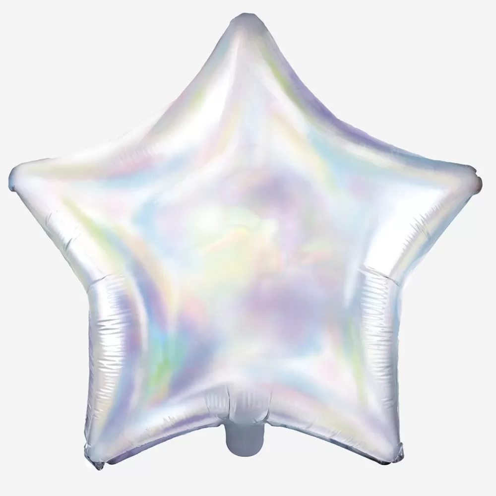 Cheap Iridescent Star Balloon Shaped Helium Balloons