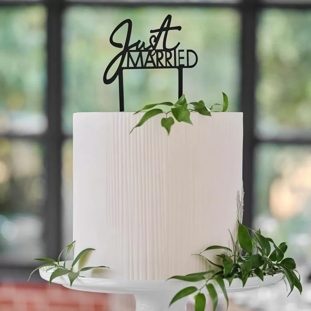 Store Just Married Cake Topper Cake Toppers