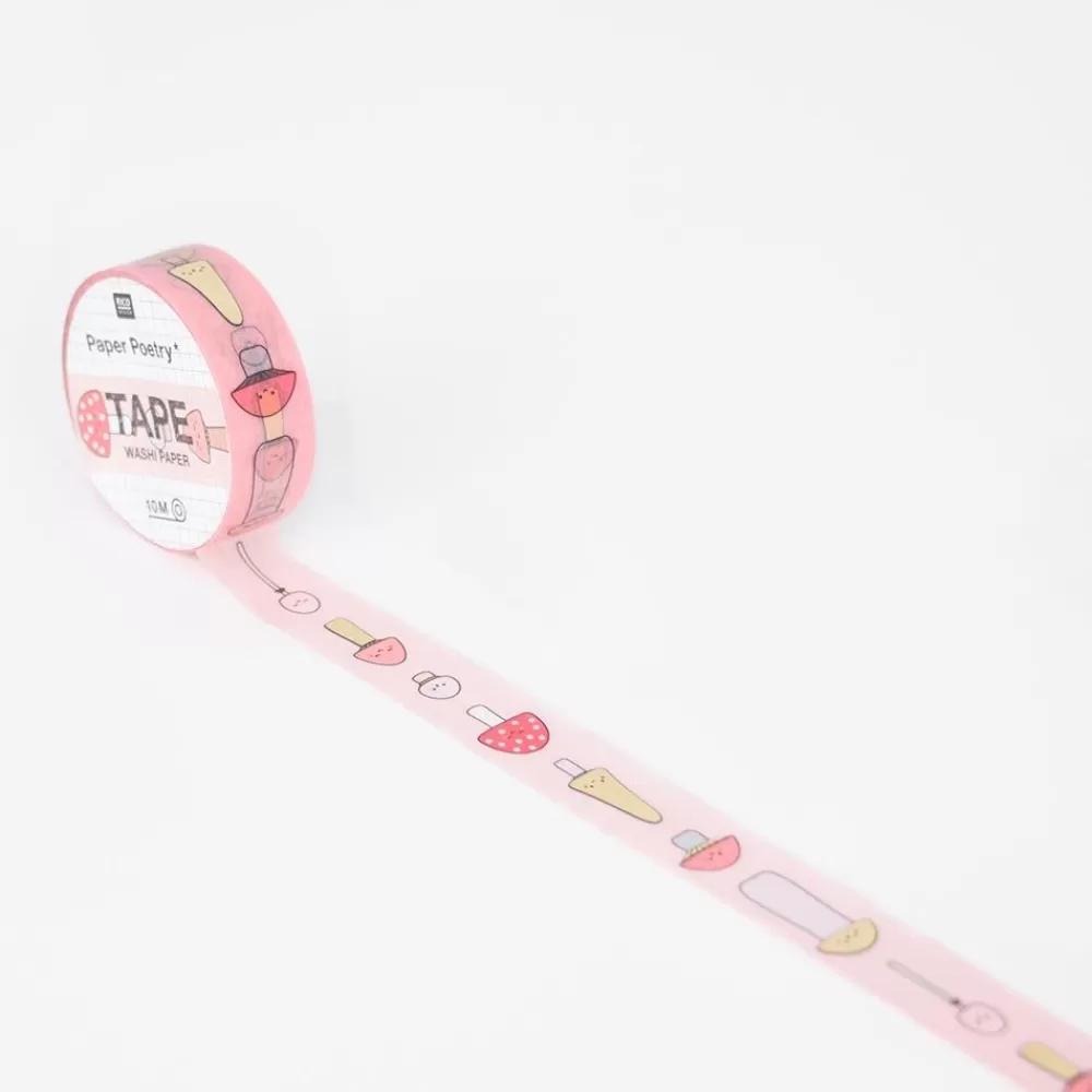 New Kawaii Mushroom Masking Tape Masking Tape