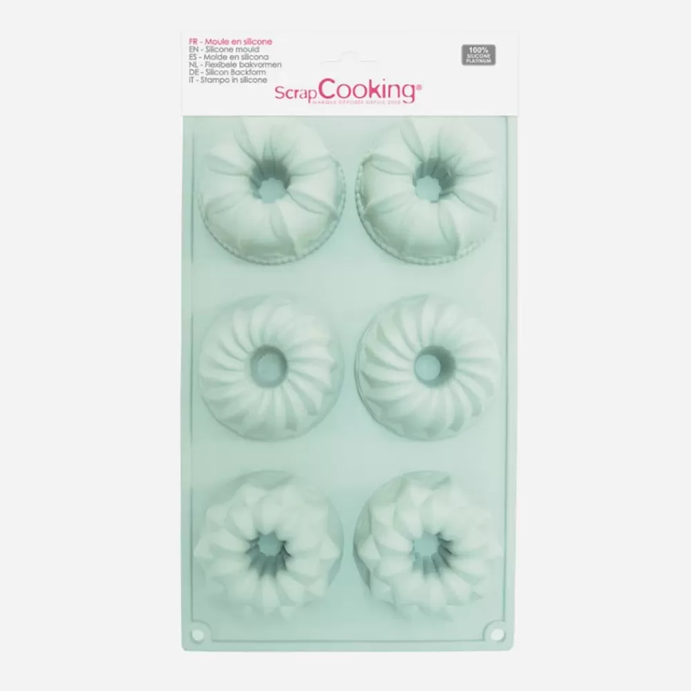 Online Kouglofs Silicone Mold (6) Cake Molds