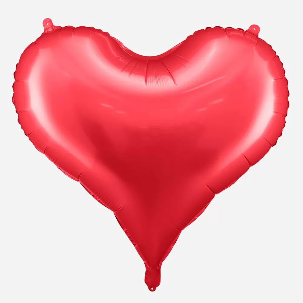 Best Sale Large Red Heart Foil Balloon Shaped Helium Balloons