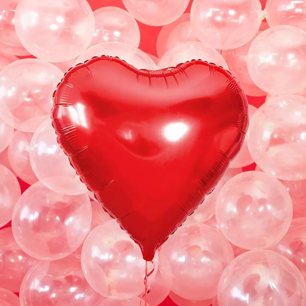 Outlet Large Red Heart Helium Balloon Shaped Helium Balloons