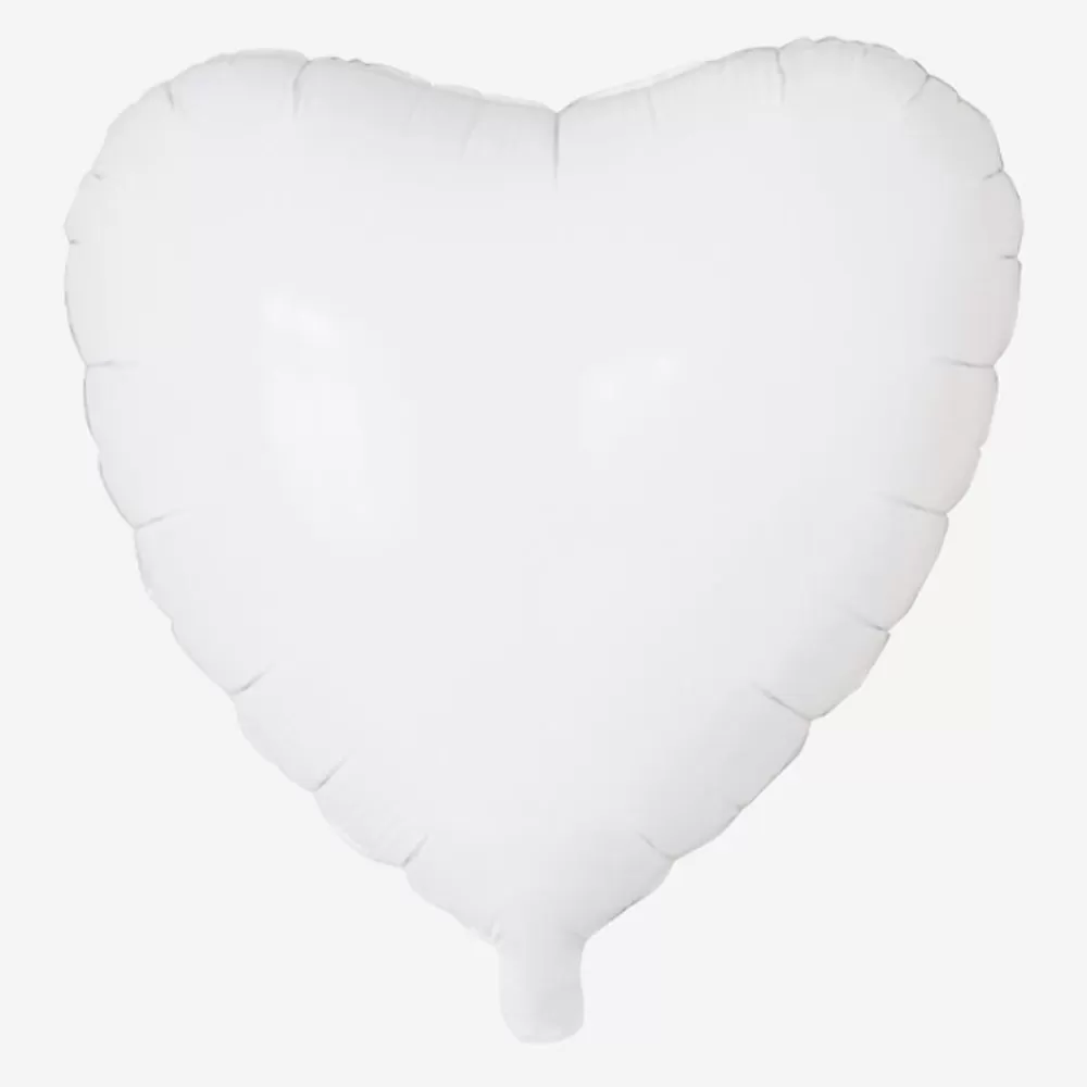 Discount Large White Heart Helium Balloon Shaped Helium Balloons