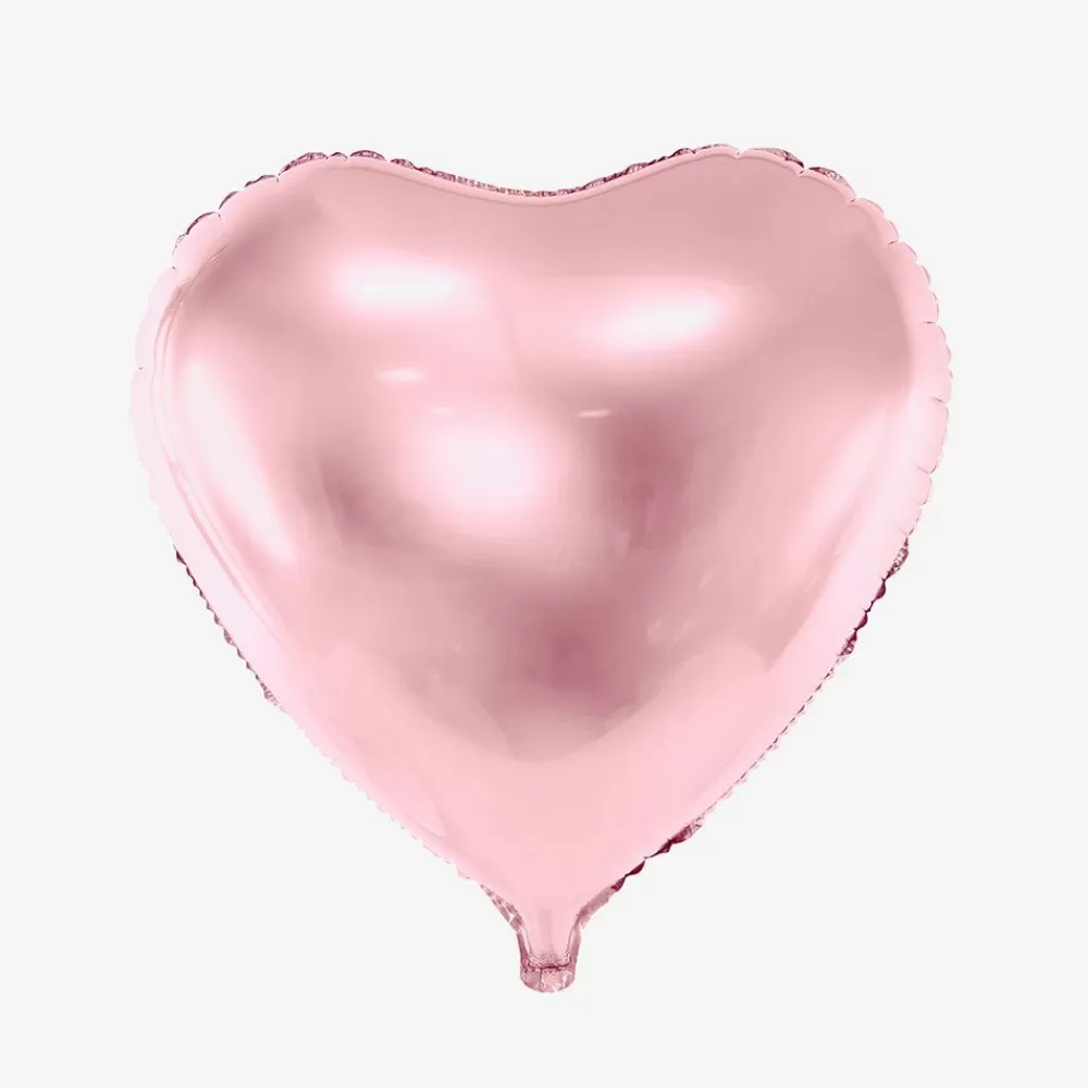 Cheap Light Pink Heart Helium Balloon Shaped Helium Balloons