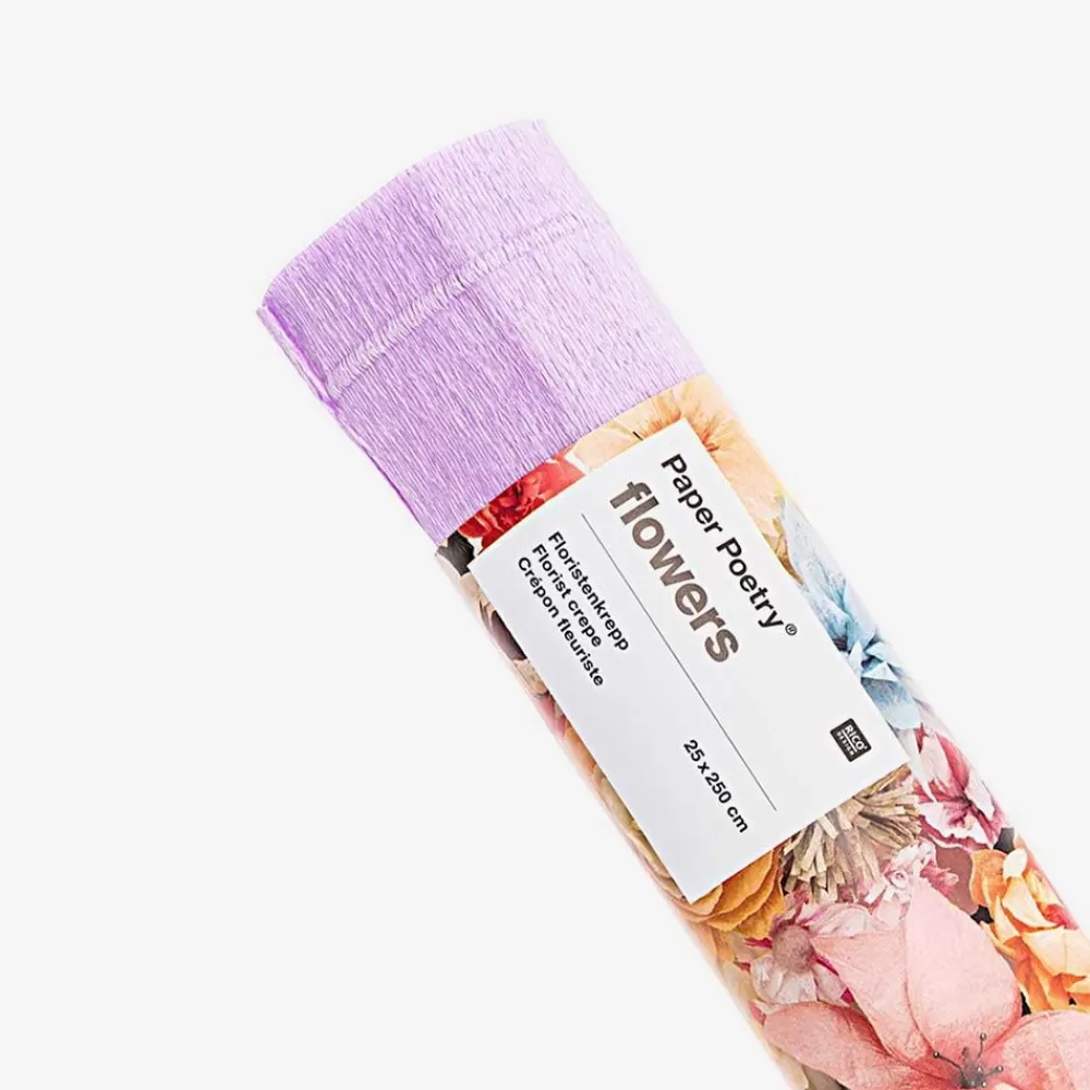 New Lilac Crepe Paper Gift Wrap