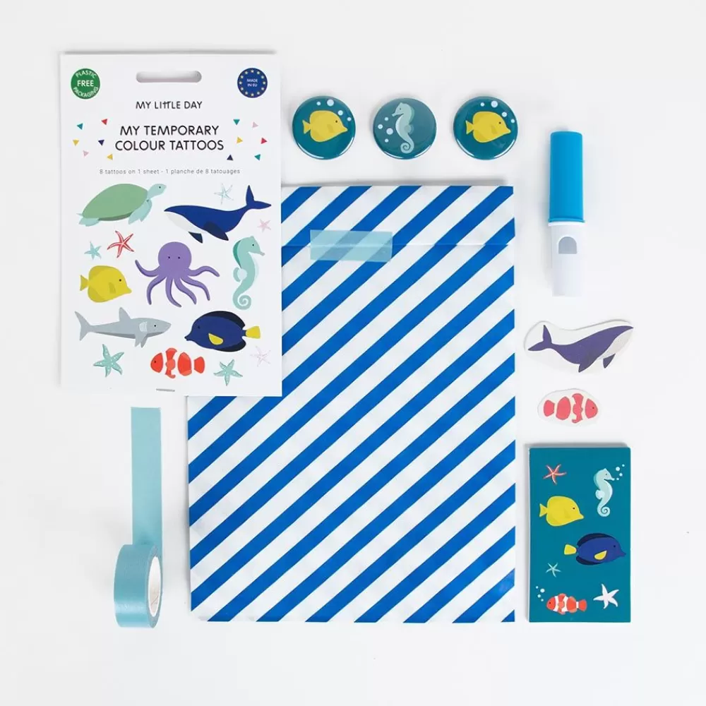 Shop Marine Animals Birthday Pouch Kit Birthday Kits