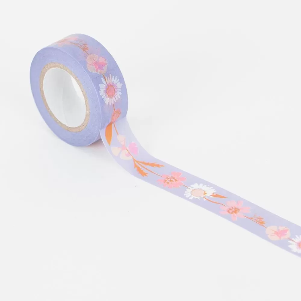 Cheap Masking Tape Purple Flowers Masking Tape