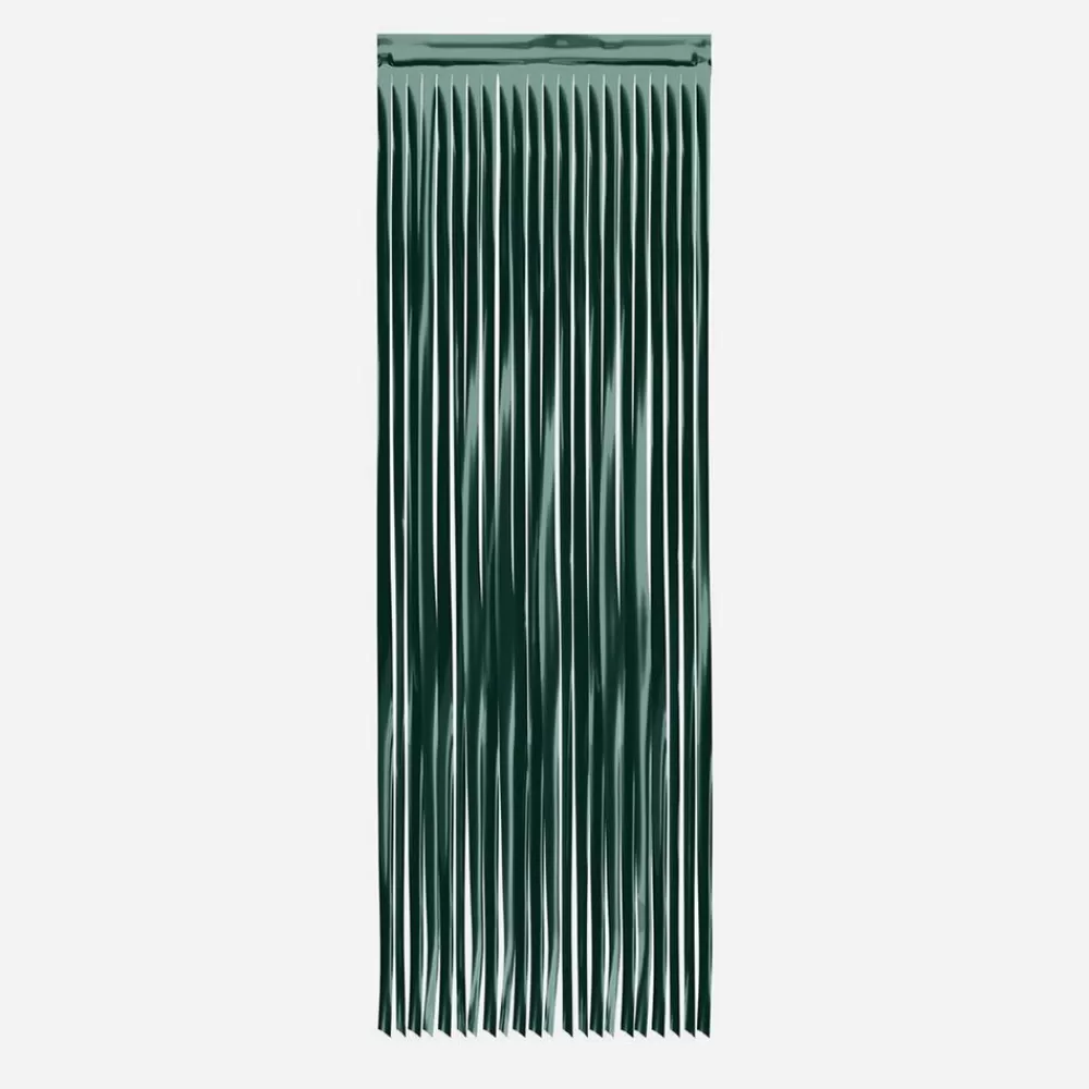 Store Matte Lame Curtain - Emerald Green Wall Decorations