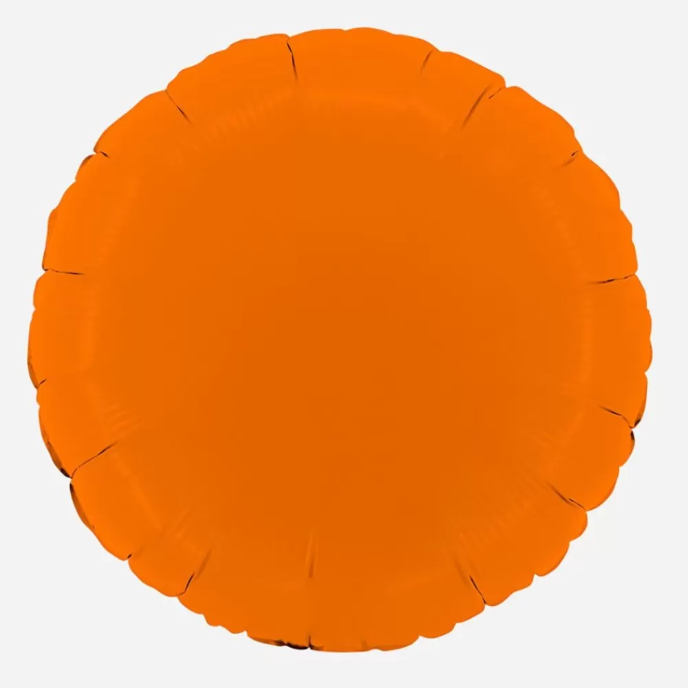 Best Sale Matte Orange Pellet Balloon Shaped Helium Balloons