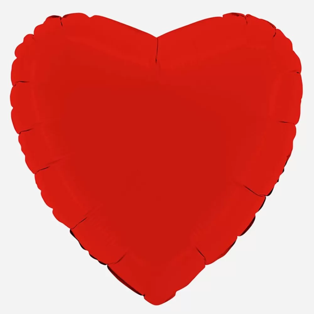 Cheap Matte Red Heart Balloon Shaped Helium Balloons