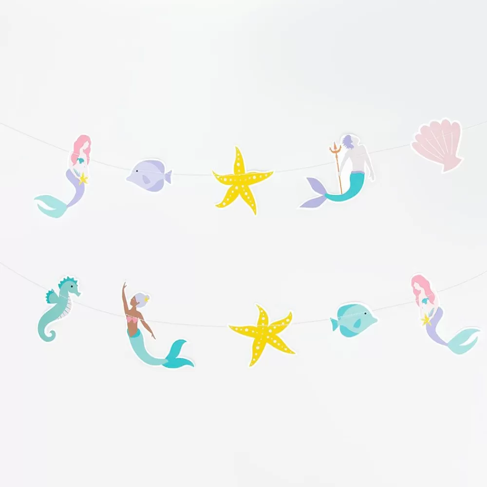 Outlet Mermaid Birthday Garland Garlands