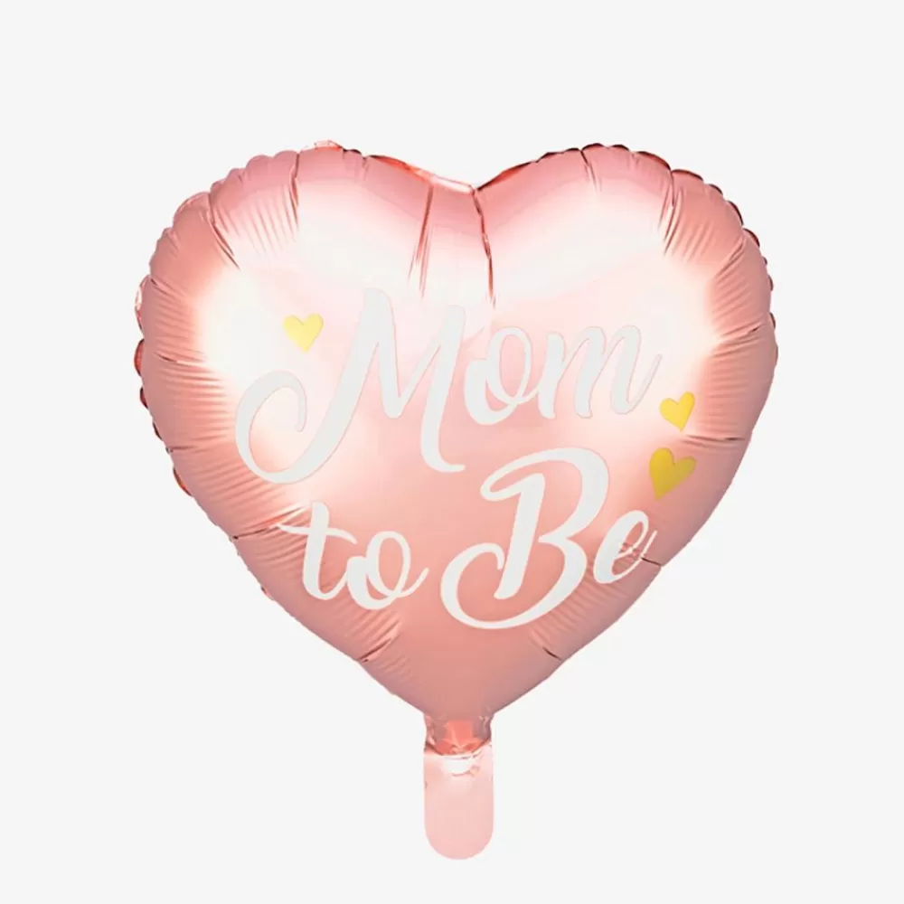 Clearance Mom To Be Pink Balloon Shaped Helium Balloons