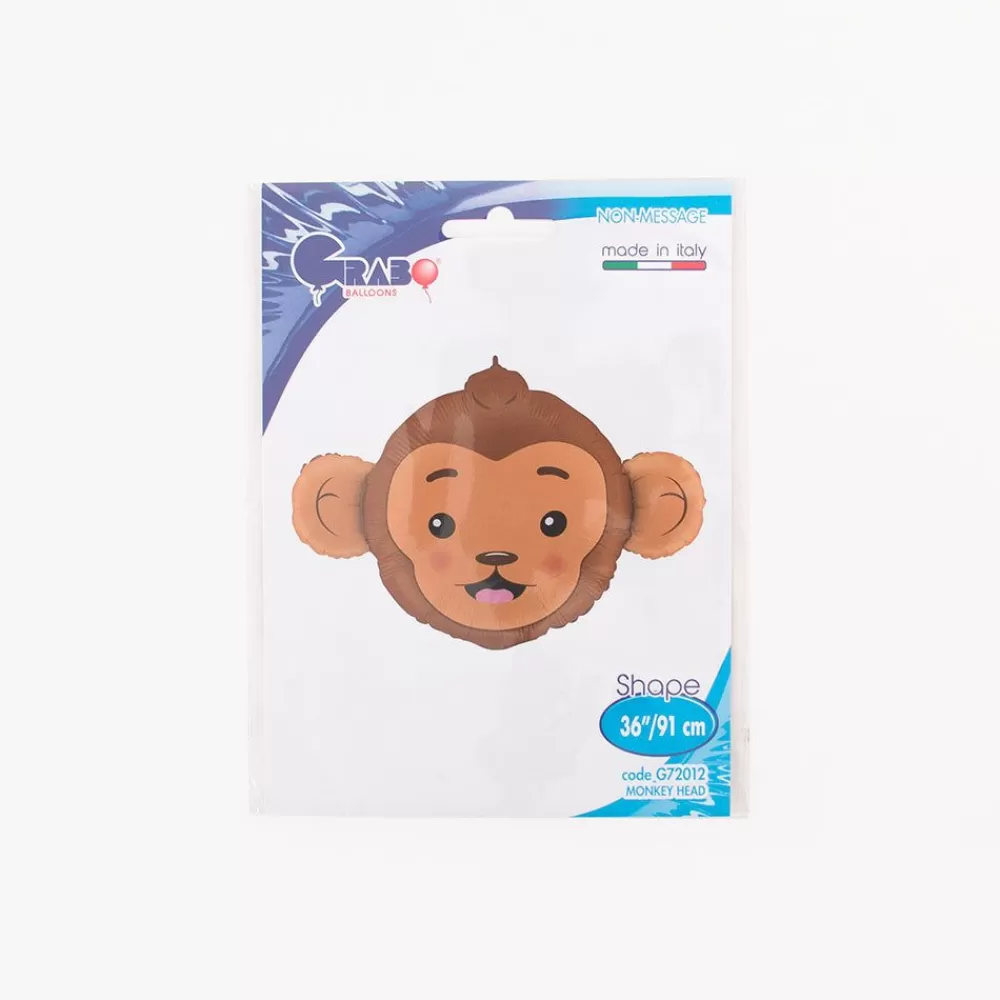 New Monkey Head Balloon Shaped Helium Balloons