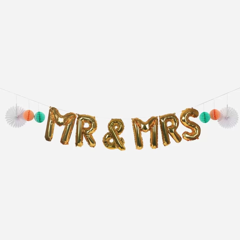 Shop Mr. And Mrs. Wedding Balloon Garland Letter Balloons