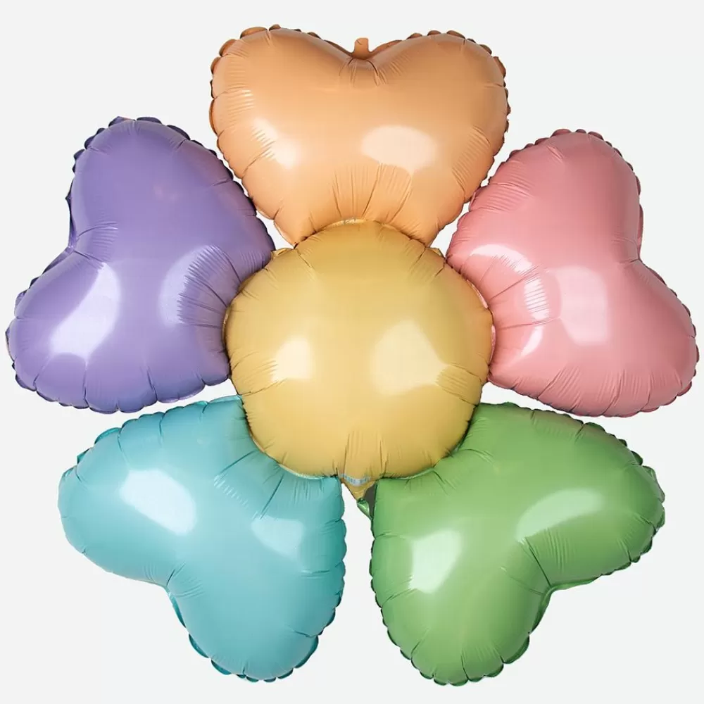 Online Multicolored Daisy Balloon Shaped Helium Balloons