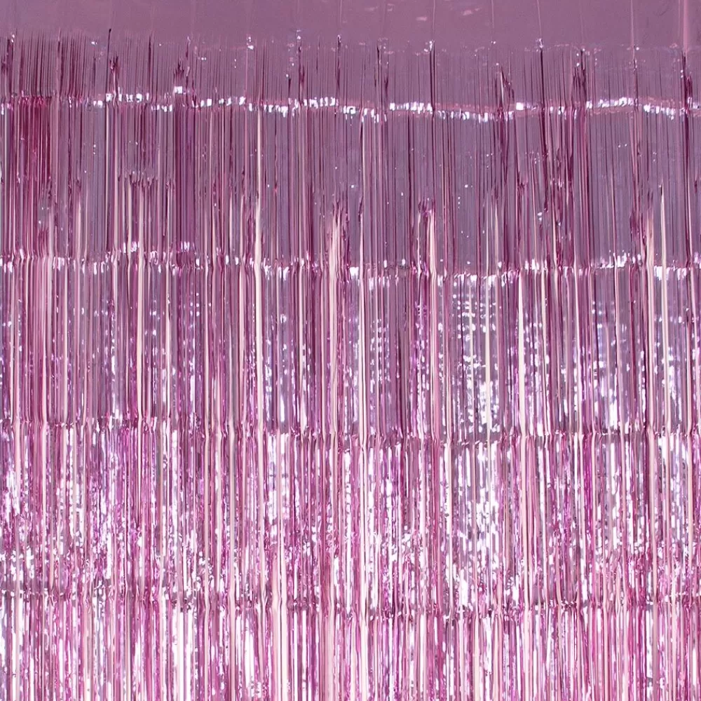 Online Mylar Curtain Pink Photobooth