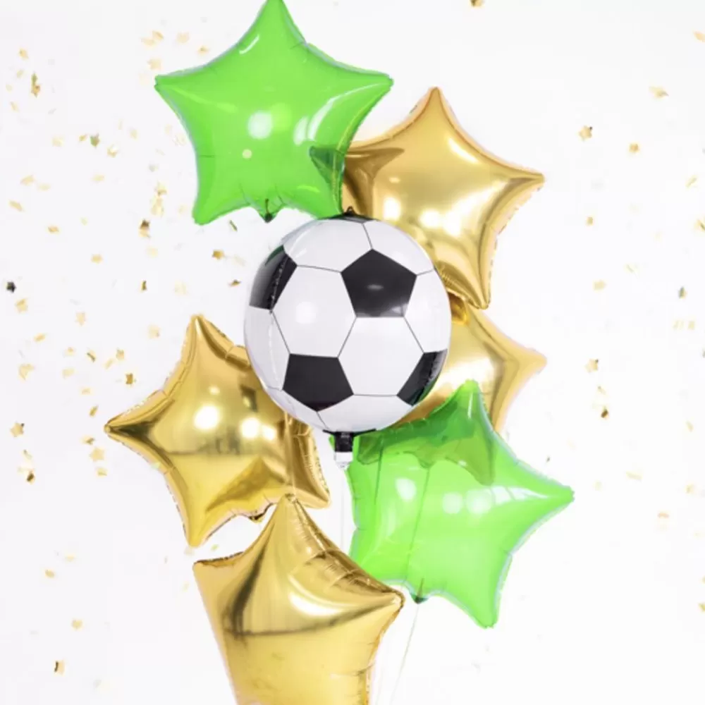 Cheap Mylar Soccer Ball Shaped Helium Balloons