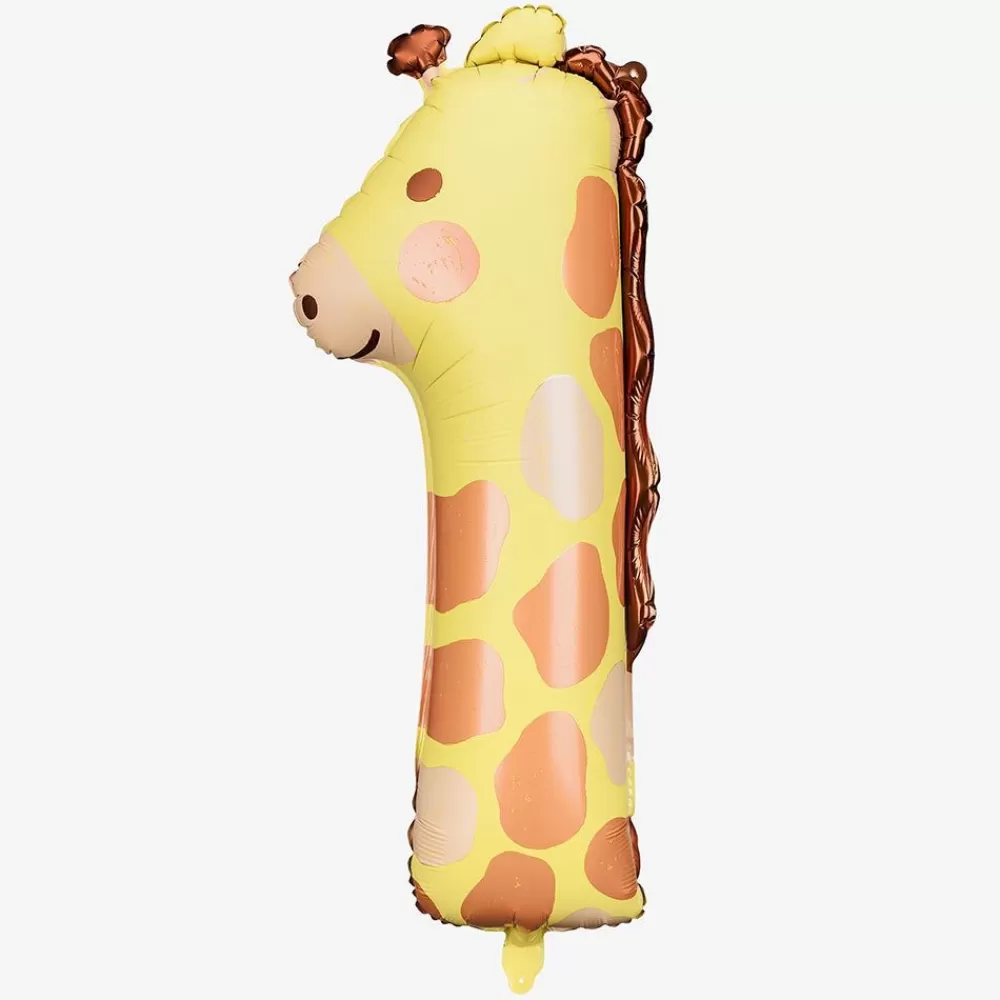 Store Number 1 Giraffe Balloon Number Balloons